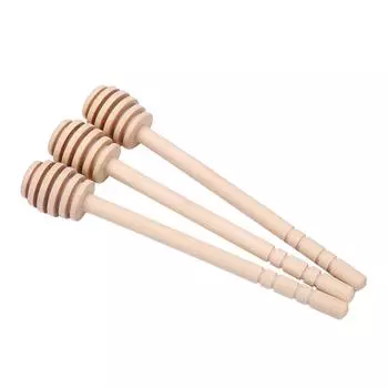24 шт. деревянная палочка для перемешивания меда, джема, сиропа, палочка для помешивания, кухонные инструменты, гаджеты(# 2)