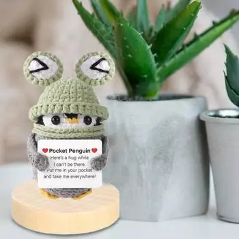 24 шт. деревянная подставка для кукол, двойной набор с одним штифтом, 1,57 дюйма, держатель для мини-кукол, поддерживающий фигурку, мягкая игрушка для валяния, вязаная 1 Set