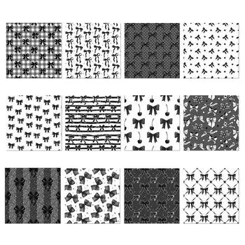 24 шт. Двусторонняя печать бант упаковочная бумага мультфильм подарочная крафт-бумага украшение на день рождения вечеринка серый