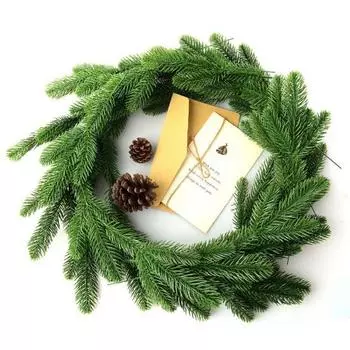 24 шт. искусственные рождественские ветки сосновой иглы, яркие цвета, реалистичные, не требующие полива, искусственные растения 25 cm 24PCS