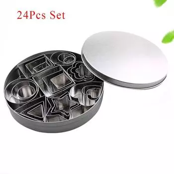 24 шт./компл. DIY нержавеющая сталь печенье звезда формочка для печенья форма для торта форма для печенья