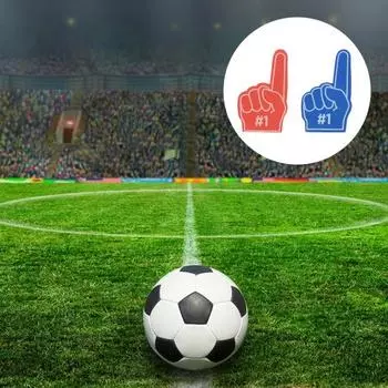 24 шт./компл., игрушки на пальчики из пенопласта, веер, красочные кроватки для мальчиков и девочек, подарок на день Святого Валентина, вечерние сувениры, игрушки, забавный реквизит для фотосессии синий