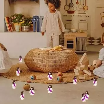 24 шт./компл., пасхальные украшения, мультяшная гладкая цветная мини-фигурка Иисуса, украшения для пасхальной вечеринки, кукла Иисуса, пасхальные яйца, начинки 1 Set