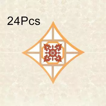 24 шт./компл. самоклеящиеся наклейки на швы износостойкие домашний декор винтажный стиль искусство диагональные ПВХ водонепроницаемые наклейки на плитку настенные наклейки