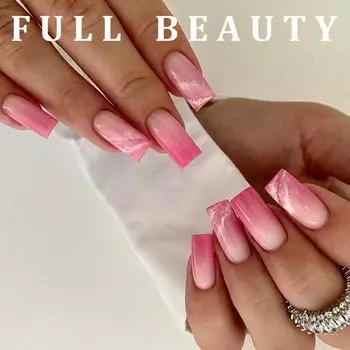 24 шт./кор. съемные накладные ногти «Балерина», носимые накладные ногти, полное покрытие, лазерные типсы, маникюрный инструмент, накладные ногти