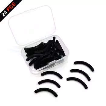 24 шт./кор. Сменные подушечки для завивки ресниц, универсальный тип, высокоэластичные силиконовые подушечки для завивки ресниц для лица, косметические подушечки для завивки ресниц