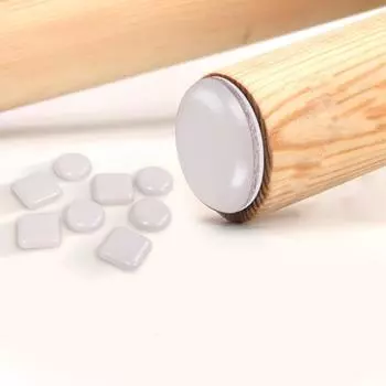 24 шт., мебельные полозья, накладки на ножки стульев и столов, самоклеящиеся, движущиеся направляющие, протекторы для ковров и деревянного пола