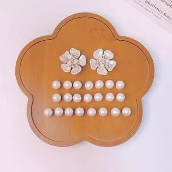 24 шт. Модные шармы для обуви для клогов Набор Аксессуары Пряжка для обуви с отверстиями Летняя Жемчужина Пятилистный цветок DIY 3D Украшения для обуви