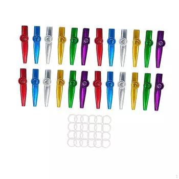24 шт. Музыкальные инструменты Kazoo Kazoos, губная гармошка, призовая флейта с