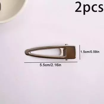 24 шт./набор серебристых металлических заколок для волос для женщин, девочек, заколка для волос в виде звезды, несколько стилей, бесшовная заколка-утиный клюв, аксессуары для волос для девочек