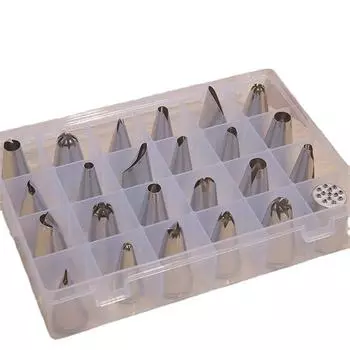 24 шт. насадок в виде хризантемы, кондитерских насадок для глазури, кухонных гаджетов, аксессуаров для выпечки, инструментов для изготовления шелковых цветов, форм для выпечки