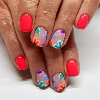 24 шт. Один цветок, один мир, ранняя весна, цветочный мир, маникюр, королевский темперамент, изысканный женский ноготь