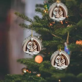 24 шт. пасхальные подвески 2D подвесное украшение для автомобиля сумка домашний офис