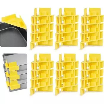 24 шт. Подставки для лотков для сублимационной сушилки Harvest Right, уменьшающие пространство (желтый)