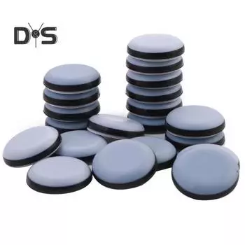 24 шт., прокладки для кухонной техники, бесшумные, безопасные, легко наносятся, самоклеящиеся, компактные, устойчивые к царапинам, мини-мебель, стол, стул, коврики для ног, кухонные принадлежности 19mm 24PCS