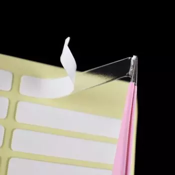 24 шт. прозрачная клейкая лента для ногтей, подставка для демонстрации накладных ногтей, клейкие наклейки, двухсторонние наклеенные инструменты для демонстрации практики маникюра 24pcs