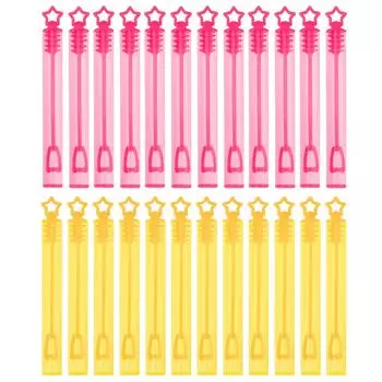 24 шт. пустая трубка для палочки, самодельные бутылки для мыльных пузырей, детская игрушка для свадебного декора (В)