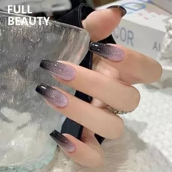 24 шт., яркие цвета, носимые накладные ногти, полное покрытие, длинные кончики ногтей, маникюрный инструмент, пресс на ногтях 1 Box ( 24pcs )