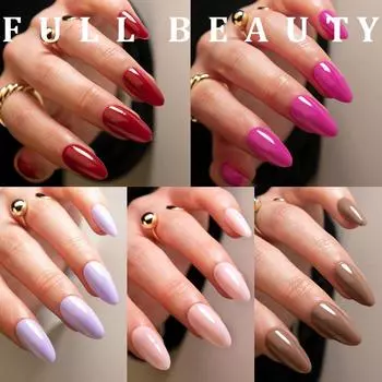 24 шт., яркие цвета, носимые накладные ногти, полное покрытие, длинные кончики ногтей, маникюрный инструмент, пресс на ногтях 1 Box ( 24pcs )