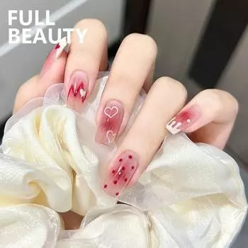 24 шт. съемные накладные ногти в стиле балерины, носимые накладные ногти, полное покрытие, длинные кончики ногтей, маникюрный инструмент, пресс на ногтях