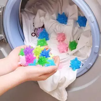 24 шт. шарик для удаления волос, предотвращающий запутывание, экономит воду, защищает волокна, мягкие шарики для стирки в стиральной машине для дома Sets