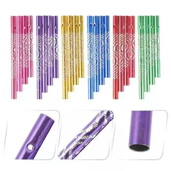 24 шт. сменные трубчатые колокольчики аксессуары DIY трубки зеленые инструменты садовые металлические детские игрушки детские игрушки 12x1cm