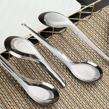 24 шт. столовых ложек для супа из нержавеющей стали для соусов и супов S