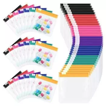 24 шт., сумки для таблеток, сумки для хранения на молнии, хорошая герметичность, портативный многоразовый полупрозрачный органайзер для лекарств синий