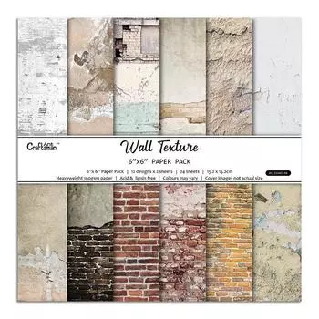 24 шт., текстура стены, бумажный блокнот для скрапбукинга, 6x6, разные узоры, декупаж, картон, односторонний винтажный скрапбукинг, сделай сам, декоративные принадлежности для изготовления карт