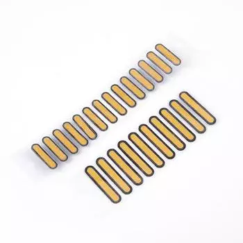 24 шт., универсальный динамик для мобильного телефона, пылезащитные наклейки, наушник, пылезащитная сетка