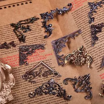 24 шт./упак., серия в стиле барокко, угловые наклейки васи «сделай сам», наклейка для скрапбукинга, этикетка для дневника, канцелярские принадлежности, альбом, наклейка для журнала, Kawaii School