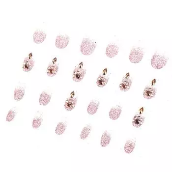 24 шт. Wdding накладные ногти акриловые УФ-гель французский накладные ногти Art Tips Tool