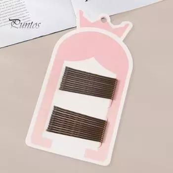 24 шт., женские заколки для волос, металлические заколки для повседневного использования, одно слово, заколки для волос, тонкая работа, фиксация для ежедневных свиданий и вечеринок, заколки для волос с надежным захватом чёрный