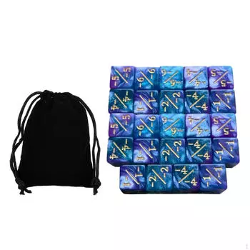 24 штуки кубиков, счетчик жетонов, игральные кости, карточная игра, отслеживание математических манипуляций