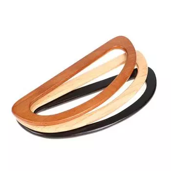 24 см деревянная ручка для сумок в форме буквы D деревянная рамка для кошелька вешалка для сумок своими руками ручки для сумок бронзовый