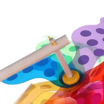 24 см деревянная ветряная мельница для сада и двора, вечеринка на открытом воздухе, ветряная мельница, украшение для детей, игрушки