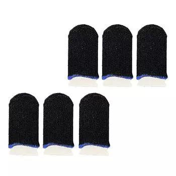 24-стежковые углеродные игровые напальчники для сотового телефона с защитой от пота