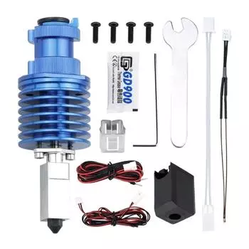 24 В 48 Вт Модернизированный Rapid Heat V6 Hotend Биметаллический Heatbreak Керамические нагревательные сердечники Поток для 1,75 мм нити 3D-принтера