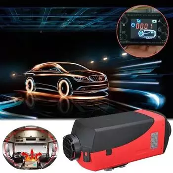 24 В автомобильный обогреватель 2/5 кВт дизельный воздушный обогреватель с глушителем пульт дистанционного управления для грузовиков, лодок, автобусов, автофургонов, прицепов, дизельный воздушный стояночный обогреватель