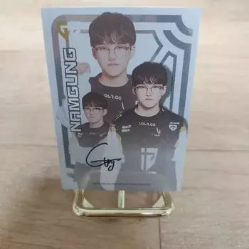 24 Zenji Namgung Seong-hoon Signed Auto Zenji Card*