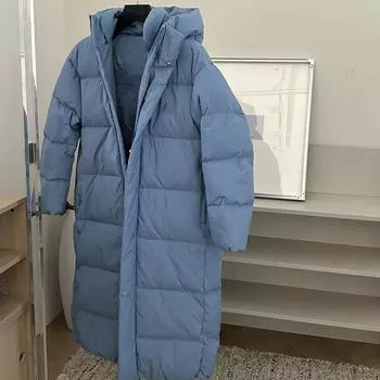 24 зимняя новая утолщенная мужская и женская одинаковая печатная куртка с капюшоном для пары свободная длинная куртка с капюшоном XS белый