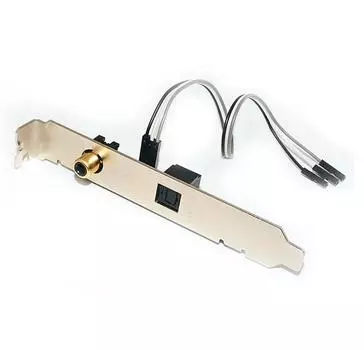 24БИТ 192КГц SPDIF Оптический Коаксиальный Цифровой Звуковой Карта Заглушка Для Материнской Платы ПК