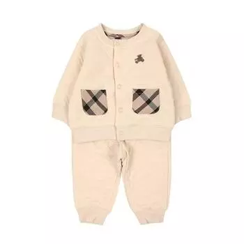 [24FW] Стеганый кардиган из джерси, комплект из верха и низа EUW40VP05M_BG