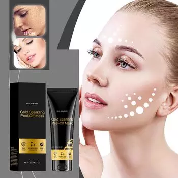 24K Collagen Peel Off Mask Укрепляющая, увлажняющая, омолаживающая, очищающая маска против морщин золотой