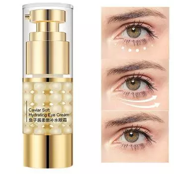 24K Gold Caviar Eye Serum Anti-Wrinkle Remover Крем для кожи вокруг глаз темных кругов 25g