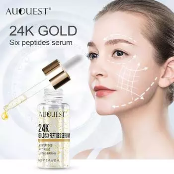 24K Golden Hexapeptide Original Solution Увлажняющая ампульная эссенция 15ml