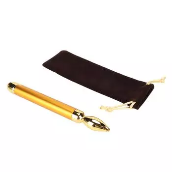 24k Золотой Массажер Для Лица Формирующий Укрепляющий Уход За Глазами Улучшает Темные Круги Электрический Массажер Для Кожи