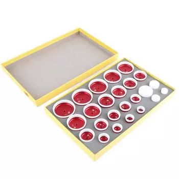 24pcs Capping Machine Dies with Base Watch Back Cover Pressing Machine Accessory