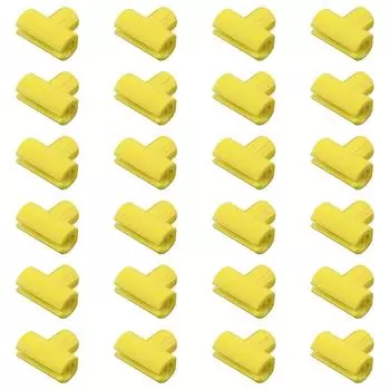 24Pcs Fishing Spool Connector Replacement Fishing Line Spools Connector Fishing Reel Connector Fishing Line Connector жёлтый