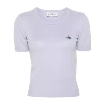 24ss Vivienne Westwood футболка с коротким рукавом 1803002qy001bj405 Бесплатная лаванда XXS (80 around)